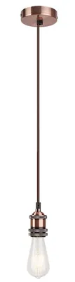 Zdjęcie produktu dla Lampa wisząca Fixy brąz 1xE27x60W metal wym:80x10x10cm IP20 Rabalux