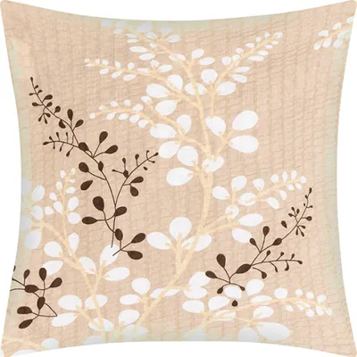 Obrázok produktu pre Obal na vankúš z krepu – 40 x 40 cm – béžový, hnedý, biely