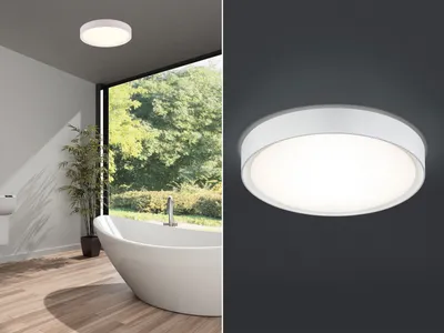 Produktbild von TRIO LED-Deckenleuchte CLARIMO 659011801 18W 1850Lm 3000K ws IP44 D330mm