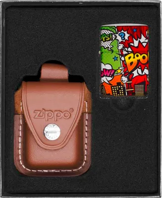 Produktbild von ZIPPO Feuerzeug POP ART CITY Geschenkset Nr. 4