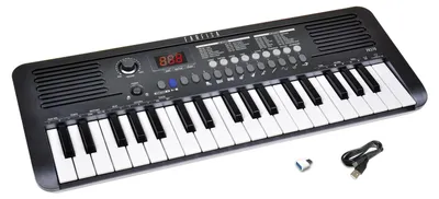 MIDI-Keyboard, 37 Tasten, 200 Sounds, 200 Rhythmen, USB-C