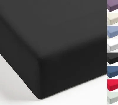 Zdjęcie produktu dla Prześcieradła satynowe Mistral Home, kolekcja Perkal Uni, bawełna egipska, kolor: Raven Grey