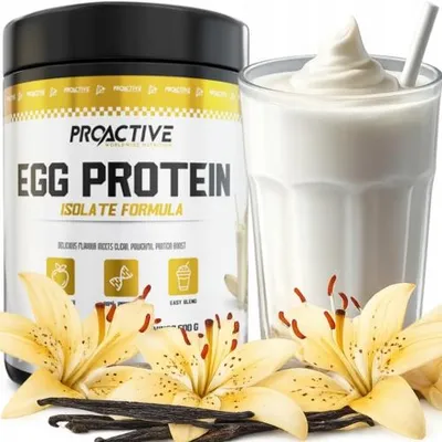 Immagine prodotto di Isolato di proteine dell'uovo, senza lattosio, Proactive Egg Protein 500 g, vaniglia