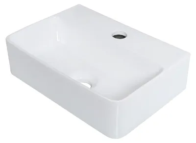 Productafbeelding van Ibergrif wandwastafel, wit, keramiek, 37 x 27 x 11 cm