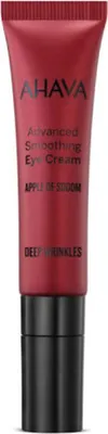 Zdjęcie produktu dla AHAVA Advanced Smoothing Eye Cream, Krem pod oczy, Unisex, Skóra sucha, Skóra wrażliwa, Skóra uniwersalna, Wygładzający, Nawilżający, Przeciwstarzeniowy, Kojąca, Uspokajający, Tubka, Alkohol, Organizm zmodyfikowany genetycznie (GMO), Paraben
