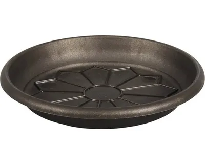 Image de Soucoupe en plastique Naxos Ø 30 cm marron