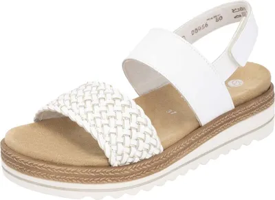 Produktbild von Remonte Riemchensandalen - Weiß Kunstleder : 37 : Normal Größe: 37 Weite: Normal