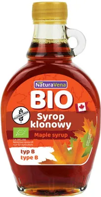 SYROP KLONOWY BEZGLUTENOWY BIO 330 g (250 ml) - NATURAVENA
