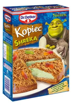 Obrázok produktu pre Dr. Oetker Shrekova kopcovitá tortová zmes 301 g