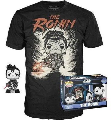 Produktbild von Funko Pop! & Tee Box - Star Wars Visions The Ronin#505 - size M Special Edition Exclusive