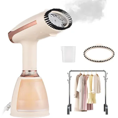 Produktbild von Dampfglätter Hand Reisedampfer 25 g/min Dampfleistung, 320ml abnehmbarer Wassertank Hand-Kleidungsdampfer Kleidungseisen 1500W