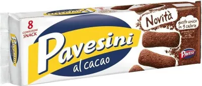 Produktbild von 12x Pavesi Pavesini Kekse Kakao Biscuits 200 g (8 stick) kuchen cookies cocoa