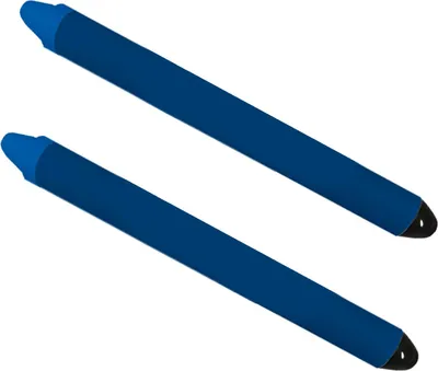 Imagen del producto de Bolígrafo para tablet, fabricado en ABS y silicona suave, ideal para pantallas táctiles. Evita rayones y es seguro para niños, con un diseño que permite quitar las correas. Perfecto para dibujar y garabatear (azul)