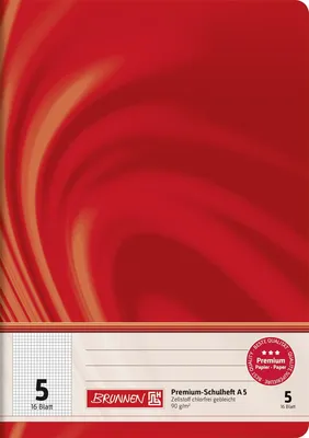 Produktbild von 25X BRUNNEN 104570502 Schulheft A5 Vivendi Lin 5 16Bl