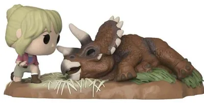 Image de Jurassic Park - Dr. Sattler avec Triceratops 1198 Special Edition - Funko Moments Pop !