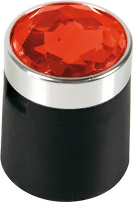 Zdjęcie produktu dla Kolor Crystal, 20 osłon śrub - Ø 19 mm - czerwony