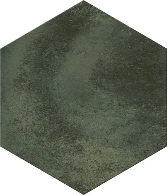 Produktbild von Feinsteinzeug Hexagon Jungle Green 21,5 x 25 cm grün