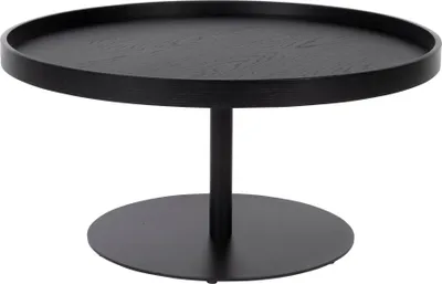 Produktbild von Housecraft Living Yuri Beistelltisch Rund 70x70 cm Holz Schwarz