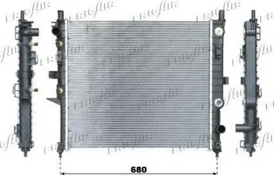 Produktbild von FRIGAIR 0106.3084 Kühler Wasserkühler Motorkühler passend für MERCEDES-BENZ M-Klasse (W163)