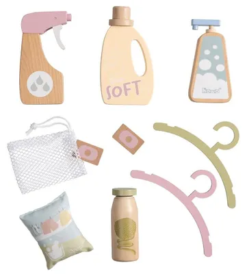Image de Kit d'accessoires pour machine à laver pour enfants, comprenant 10 pièces