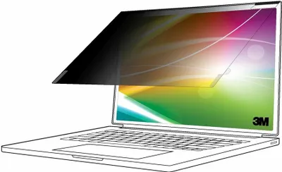 Produktbild von 3M Blendfrei Blickschutzfilter - für 33,8 cm (13,3 Zoll) Notebook, 2 in 1 Notebook - 16:10 - Blaulicht-Reduzierung