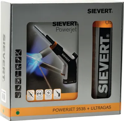 Produktbild von Lötlampe Powerjet 2535 m.Schraubkartusche 230 g/h 2,9 kW SIEVERT