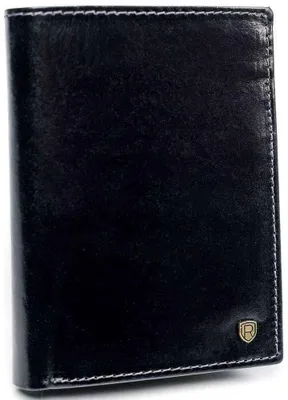 Obrázek produktu pro Rovicky pánská peněženka z přírodní kůže černá RFID 12,5x10 cm