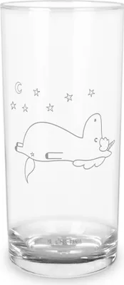 Produktbild von Mr. & Mrs. Panda Cocktailglas Einhorn Sternenhimmel 400 ml - Transparent - Geschenk, Tumbler, Unicorn, Einhörner, Sterne, Glas, Longdrinkglas, Wasserglas, Verrückt