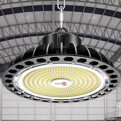 Obrázek produktu pro Osvětlení vysokého zálivu LED reflektor 200W 28000LM UFO lampa Vysoký záliv reflektor Velké dílenské světlo IP66 Průmyslové reflektory Vodotěsné vysoké zálivové světlo 5000K Studená bílá dílenská lampa Dílenské osvětlení