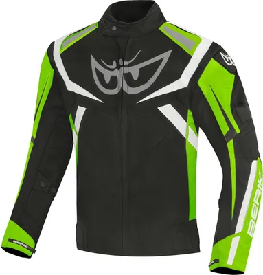 Immagine prodotto di Berik The Eye giacca impermeabile in tessuto da moto, nero/verde, 52