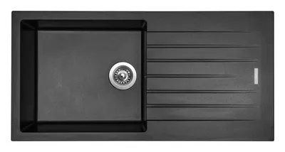 Obrázok produktu pre Granitový drez Sinks Perfecto 1000 Metalblack