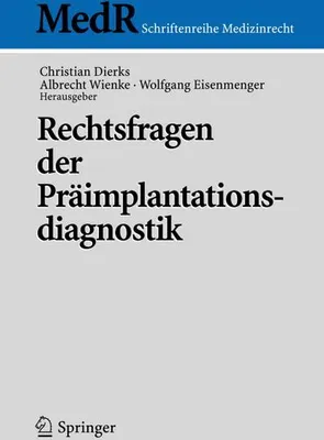 Obrázek produktu pro Rechtsfragen der Präimplantationsdiagnostik