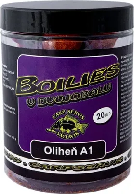 Produktbild von Karpfen Servis Václavík boilies in doppelter Umhüllung Squid A1 20mm 180g