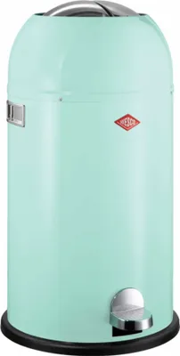 Produktbild von WESCO Tretabfalleimer 184631-51 KICKMASTER in MINT mit 33 Liter Volumen / Abfallsammler / Mülleimer