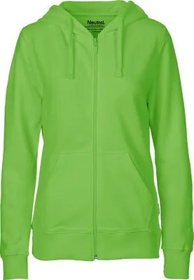 Produktbild von Neutral O83301 | Ladies Zip Hoodie - Farbe: Lime - Größe: XXL