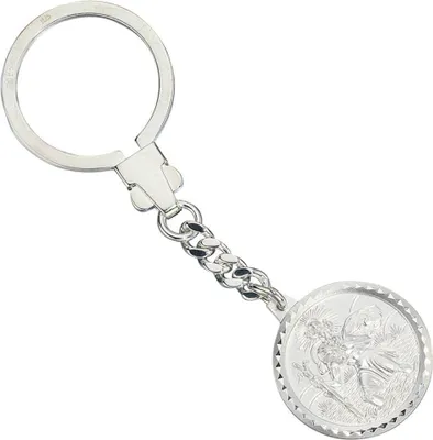 Schlüsselanhänger-Christopherus-925-Silber