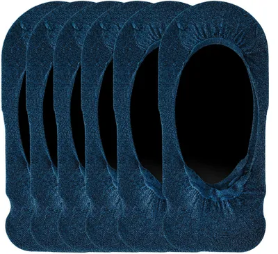 Immagine prodotto di DIM confezione da 6 di protezioni per piedi in cotone antiscivolo D08XQ per donna, design comodo e pratico per l'uso quotidiano