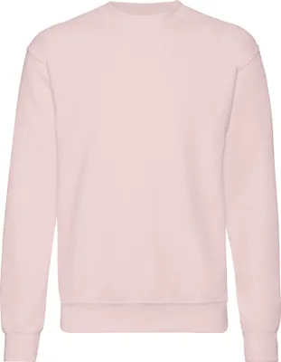 Produktbild von Fruit Of The Loom Belcoro® Garn Pullover / Sweatshirt BC365 (M) (Blassrosa)