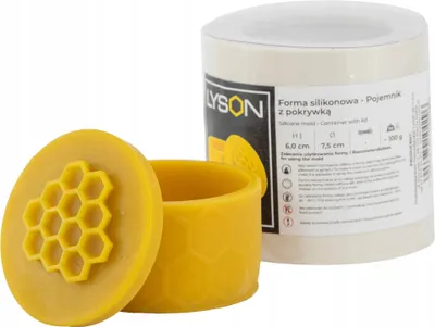 Produktbild von Łysoń Silikonform Behälter mit Deckel Bienenmotiv