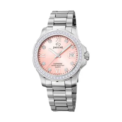 Image de Jaguar Femme Montre analogique Cosmopolitan J892/2 Montre en acier inoxydable argenté UJ892/2