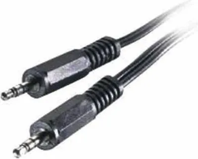 Immagine prodotto di ViVanco™VVAXJACK15MMK, 3,5 mm, maschio, 3,5 mm, maschio, 1,5 m, nero
