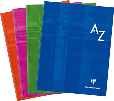 Produktbild von Clairefontaine 5x Adressbuch 17x22cm mit Hardcover, 96 Bl kariert Sortiert 9849C