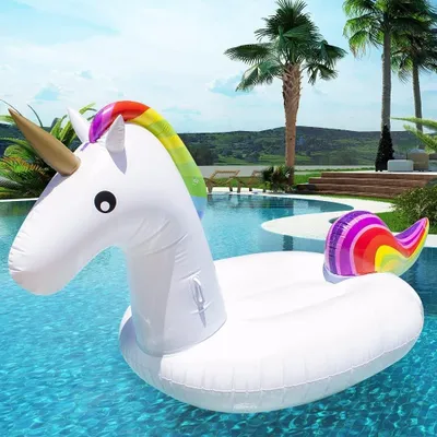 Immagine prodotto di Materassino gonfiabile a forma di unicorno per nuotare