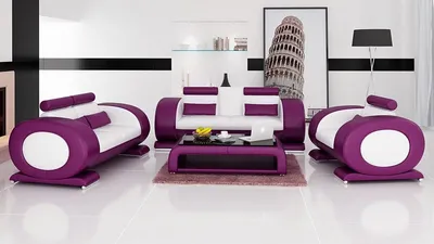 Produktbild von Sofagarnitur 3+1+1 Sitzer Design Polster Couchen