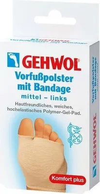 Immagine prodotto di Gehwol cuscinetto per avampiede con bendaggio sinistro medio 1 pz
