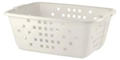 Image de EDA  010654 BL.CER  EDA Wäschekorb PRIMA, 45 Liter, PP, weiß