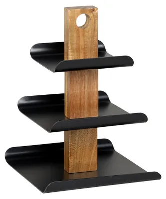 Produktbild von KESPER Metall Etagere, 3-stöckig, schwarz, Servierteller, 90119