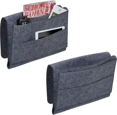 Produktbild von Betttasche mit 4 Fächern 2er Set