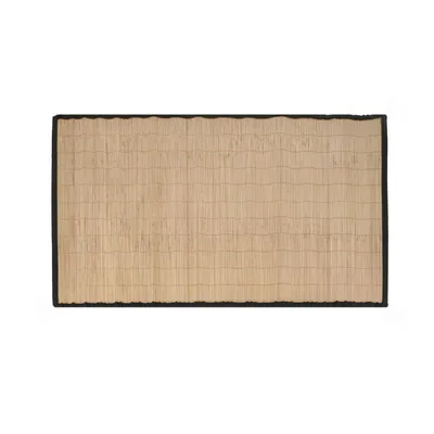 Produktbild von Bambusmatte 60 x 90 cm Rutschfest Bambus Bad Küche Flur Läufer Teppich Vorleger Küchenteppich Badteppich Fußmatte