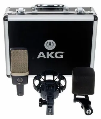 Produktbild von AKG C314, Studio-Mikrofon, 20 - 20000 Hz, 200 Ohm, Kabelgebunden, XLR-3, Schwarz